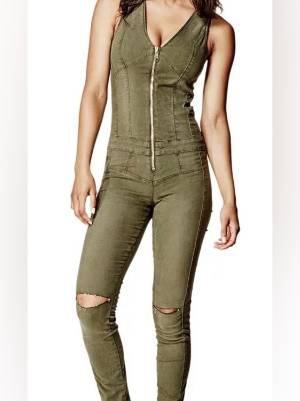NEW Guess Denim Jumpsuit